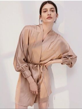 A26 Lunya Robe Otium tan